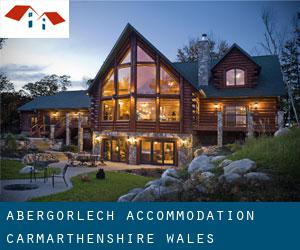 Abergorlech accommodation (Carmarthenshire, Wales)