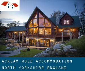 Acklam Wold accommodation (North Yorkshire, England)