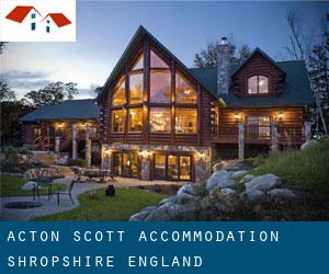 Acton Scott accommodation (Shropshire, England)