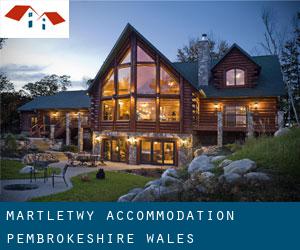 Martletwy accommodation (Pembrokeshire, Wales)